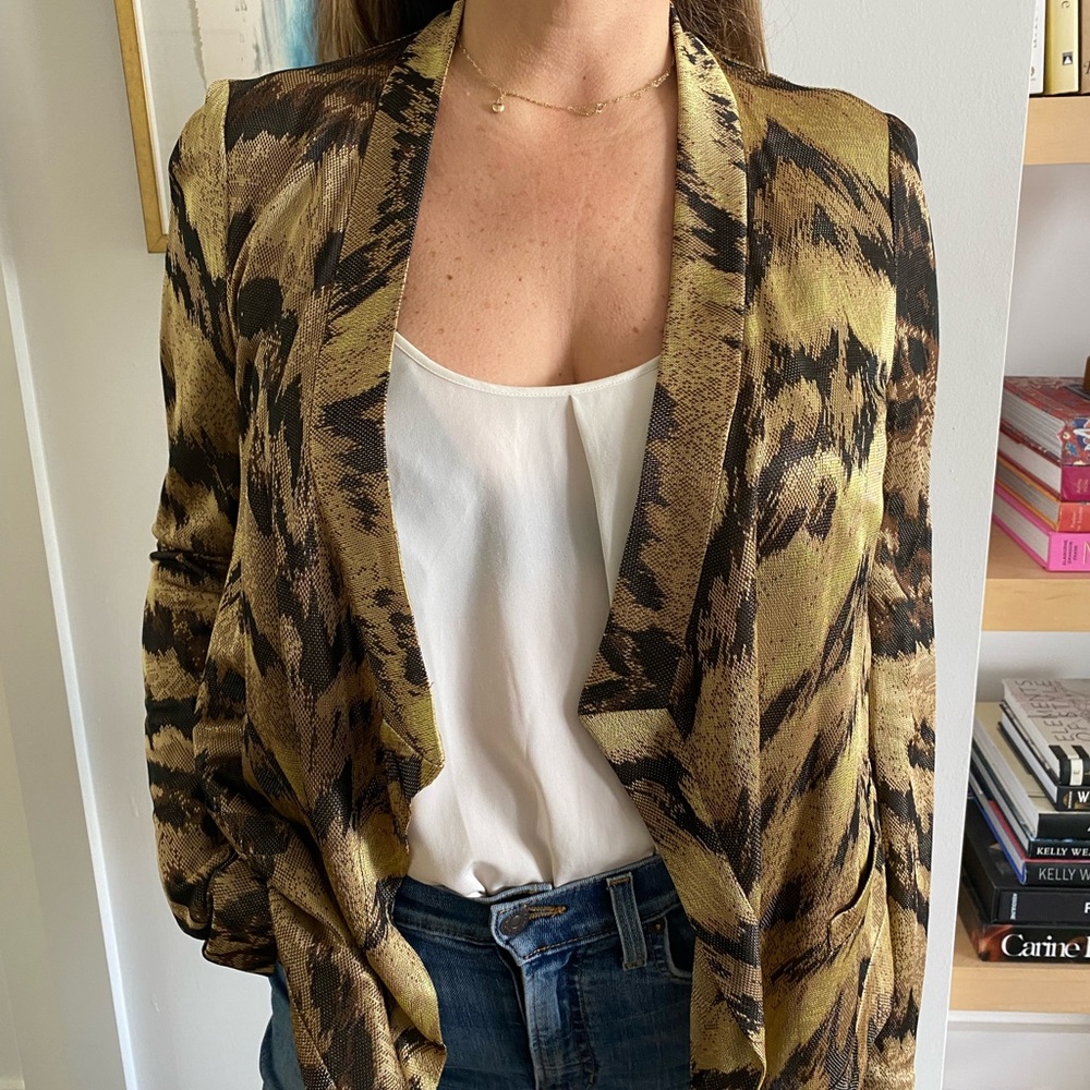 Dvf Python Jacket - Size 8 - image 1